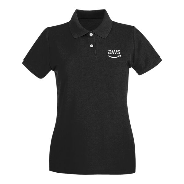 Dark Front & Back Print Polo (Ladies) Thumbnail