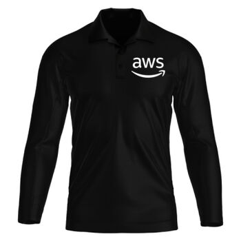 AWS Certified Back - Drifit Polo Long Sleeve Thumbnail