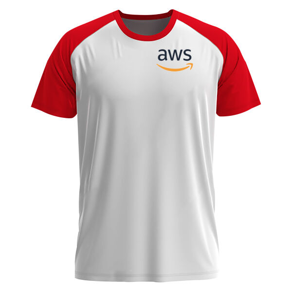 Main AWS Logo  - Drifit Raglan Short Sleeve Roundneck T-Shirt Thumbnail