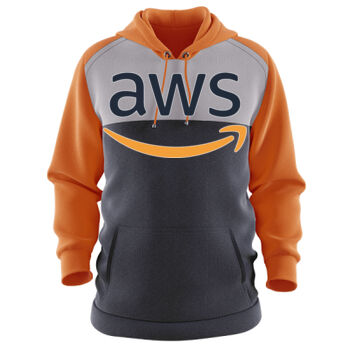 Main AWS Logo  - Full Print Hoodie Jacket Thumbnail