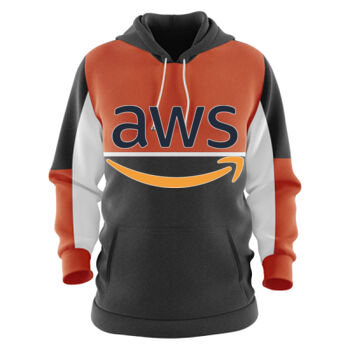 Main AWS Logo  - Tricolor Combination Hoodie Thumbnail