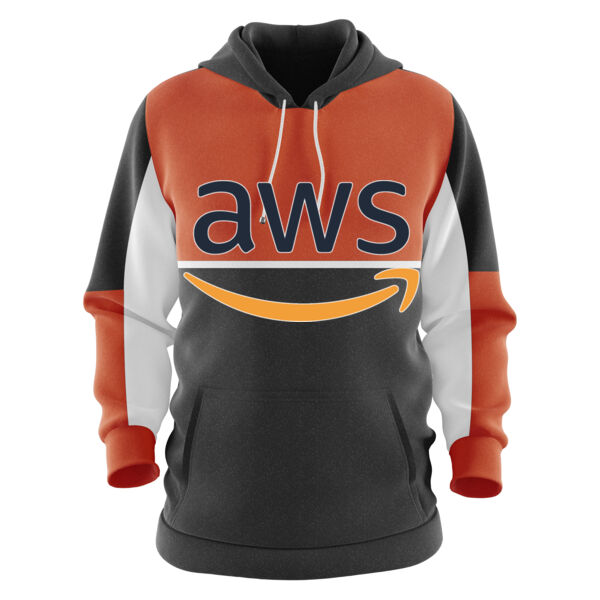 Main AWS Logo  - Tricolor Combination Hoodie Thumbnail